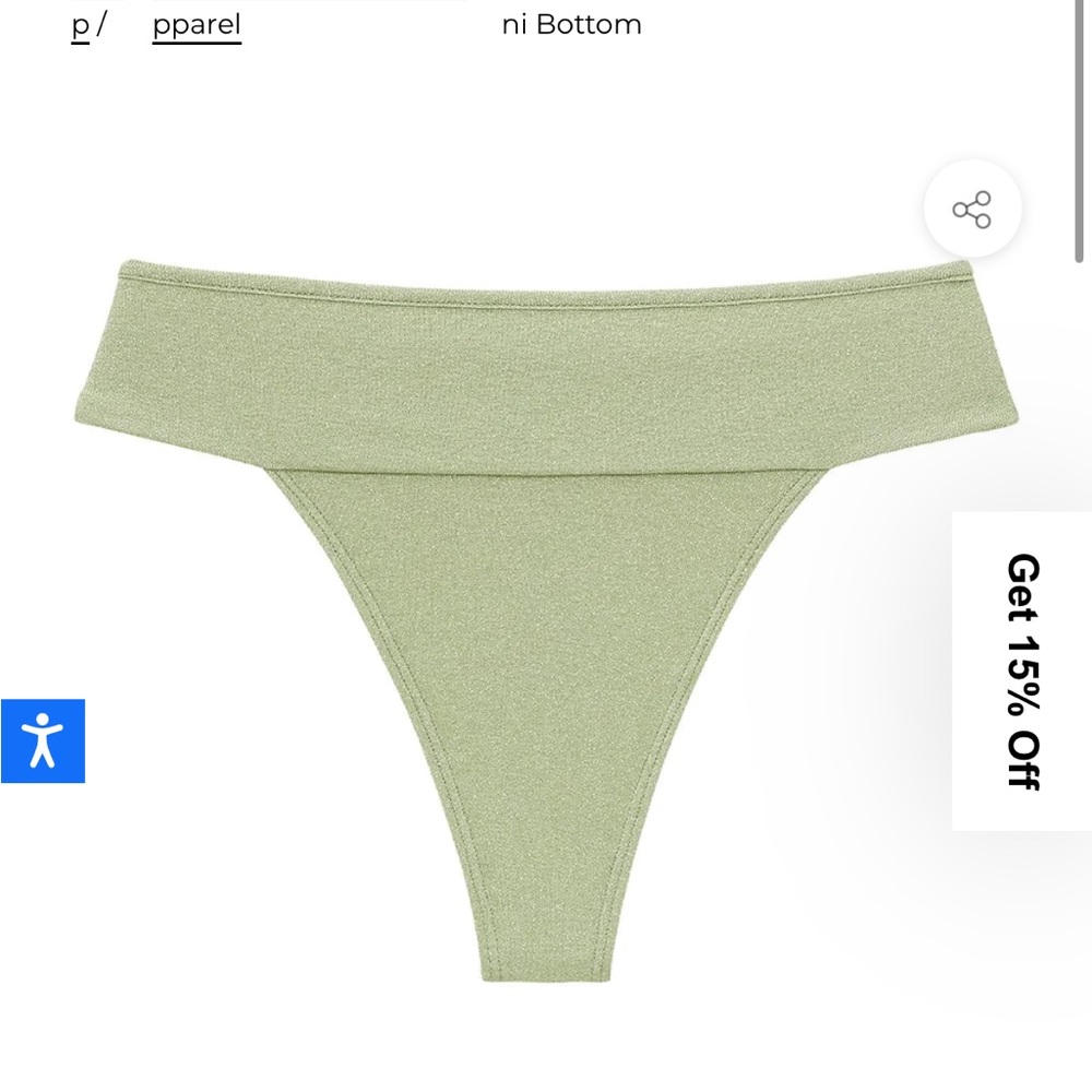 Montce jade sparkle swim set - BOTTOM ONLY